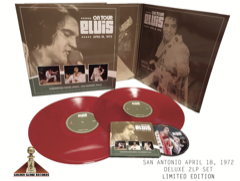 Elvis On Tour: San Antonio 18th April 1972 Red Vinyl 2 LP Set + CD 